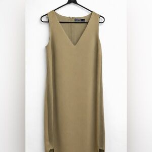 Polo Ralph Lauren Sleeveless Dress Women’s Size 4 Khaki